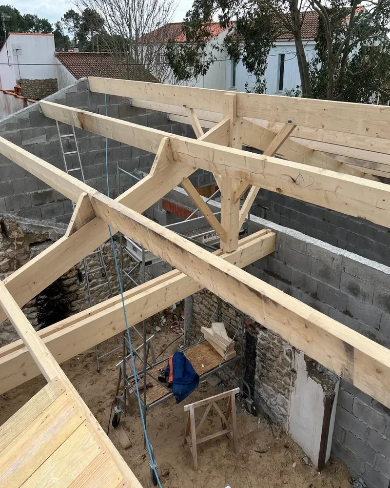 charpente Sylvain Fort, menuisier agenceur à Mervent